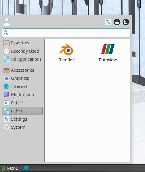 Apps available in the LUMI-D partition